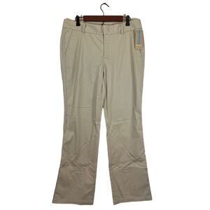 New $42 Dockers Iconic Low Rise Slightly Curvy Khaki Pants Women's 12 Long